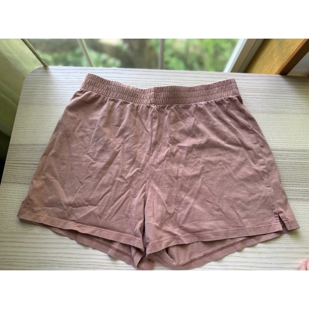 Wilfred Free Aritzia Mauve Pink 100% Cotton‎ Lounge Shorts Relaxed Boho minimal